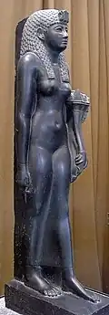 Statue de la reine Cléopâtre VII, seconde moitié du Ier siècle av. J.-C., musée de l'Ermitage.