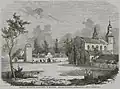 Restes de la chartreuse en 1861