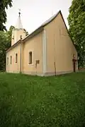 l'église de la Dormition à Chaslivtse, classée.