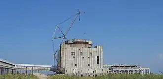 Centrale nucléaire de Crimée, dont la construction a été interrompue ; premier lieu de rassemblement de KaZantip.