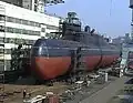 Le К-433 en réparations à Bolchoï Kamen