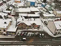 Vue aérienne.