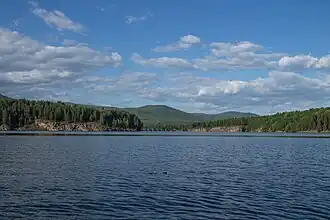 Vue du réservoir.