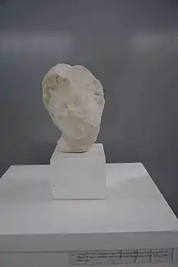 Tête de satyre, marbre, Mediana, fin du IIe&nbsp;siècle.