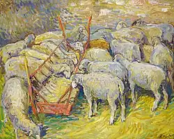 Brebis dans le Périgord.