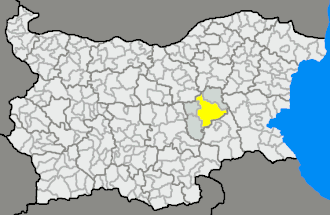 Localisation de Sliven