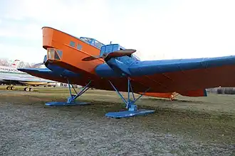 Vue de l'avion.