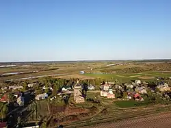 Vue aérienne.