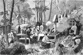 Veillée au cimetière