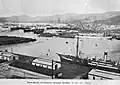 Port-Arthur : bassin de l'ouest, en 1904.