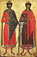 Saints Boris et Gleb Moscou(milieu du XIVe siècle)