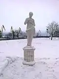 Sculpture sur la bastion.