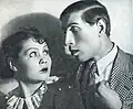 Sergueï Filippov et une actrice non identifiée en 1939