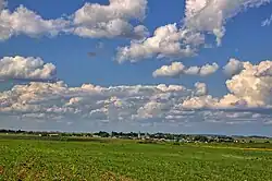 Vue du village.