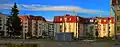 Nouveau quartier en construction.