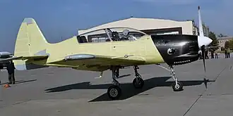 Vue de l'avion.