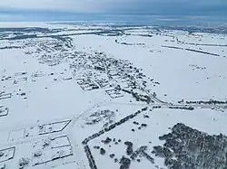 Vue en hiver.