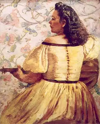 Femme jouant du 'Oud