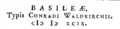 Exemple de ↀ composé à l’aide des symboles ‹&nbsp;clↄ&nbsp;›, dans une publication de 1599.