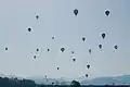 Festival de montgolfières de Saku.