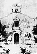 Façade à la fin du XIXe&nbsp;siècle.