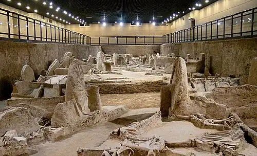 Musée des Attelages royaux des Zhou de l'Est.