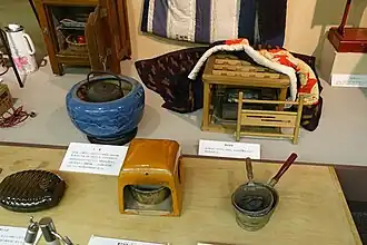 Réchaud et kotatsu