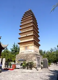 Qiyun pagode du temple du Cheval blanc.