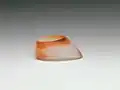 Bague en cornaline, Chine, XVIIIe siècle.