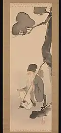 Kamisaka Sekka. Rouleau suspendu, encre et couleur sur soie, 123,2&nbsp;×&nbsp;41,8, Metropolitan Museum of Art.