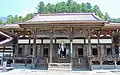 Le hondo (bâtiment principal d'un temple japonais).
