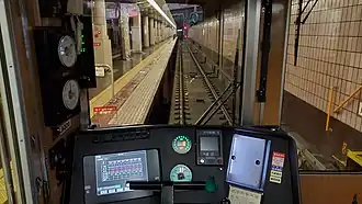 Cabine de conduite.