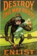 Affiche américaine, vers 1917.