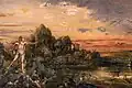 Gustave Moreau, Hercule et les oiseaux du lac Stymphale (1872), Frances Lehman Loeb Art Center.