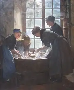La Buanderie, 1888Académie de Pennsylvanie.