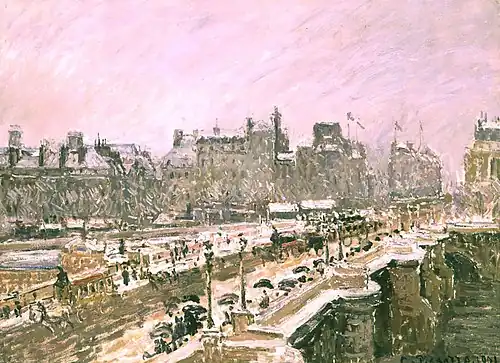 Le Pont Neuf, Effet de NeigeCollection privée, Vente 2023