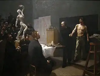 François Sallé, La Classe d'anatomie de l'École des Beaux Arts (1888)