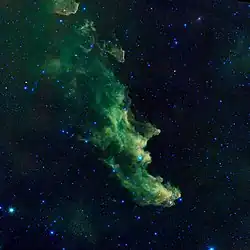 La nébuleuse de la Tête de Sorcière. (Image credit: NASA/JPL-Caltech)