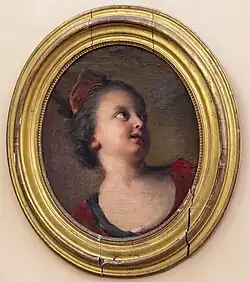 Tête d'étude  fillette - Jean-Marc Nattier