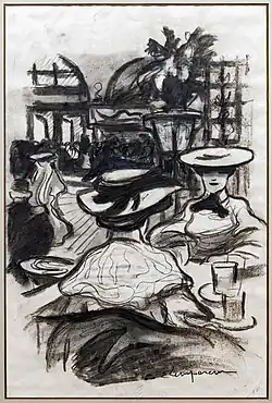 Scène de café (vers 1900), Albi, musée Toulouse-Lautrec.