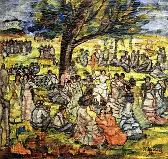 Une journée à la campagne, (1905-1911), Musée national d'Art de Catalogne.