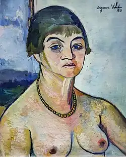 Autoportrait aux seins nus (1931) Collection particulière - Suisse