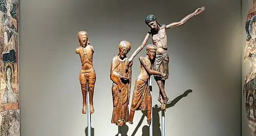 Groupe sculpté de Descente de la Croix