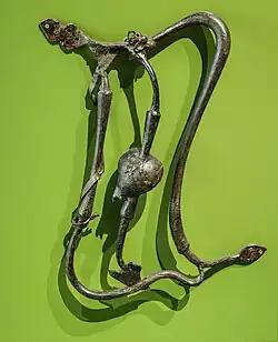 Poigné en fer forgé - Museu Nacional d'Art de Catalunya
