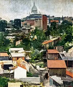 Le Sacré Cœur, Montmartre (vers 1900), MNAC.