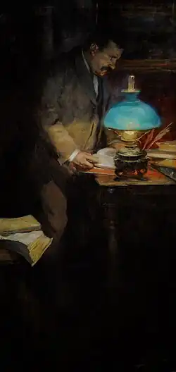 Portrait du critique d'art et écrivain Raimon Casellas (1894) musée national d'art de Catalogne