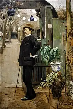 Portrait de Miquel Utrillo, entre 1890 et 1891, Barcelone, musée national d'Art de Catalogne.