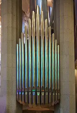Orgue vu du déambulatoire