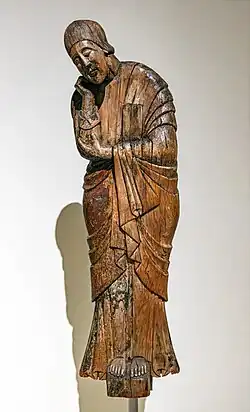 Statue originale de saint Jean  MNAC.