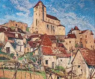 Les Toits, Saint-Cirq Lapopie (Lot) Henri-Martin - Musée d'Orsay